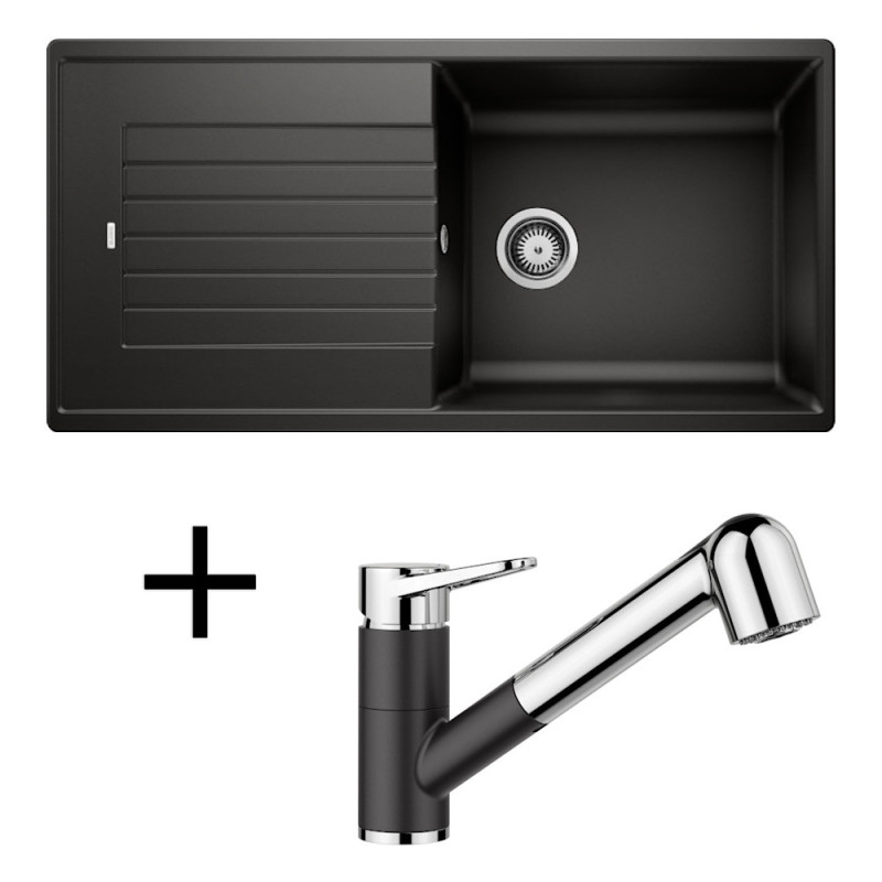 Blanco set Zia XL 6 S + Wega II-S silgranit/chróm 20009-defaultCombination +