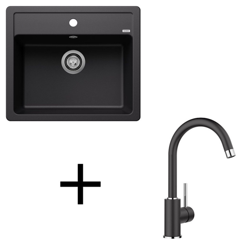 Blanco set Legra 6 + Mida silgranit hliníková metalíza +