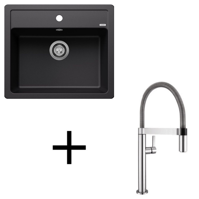 E-shop Blanco set Legra 6 + Culina-S Mini chróm hliníková metalíza
