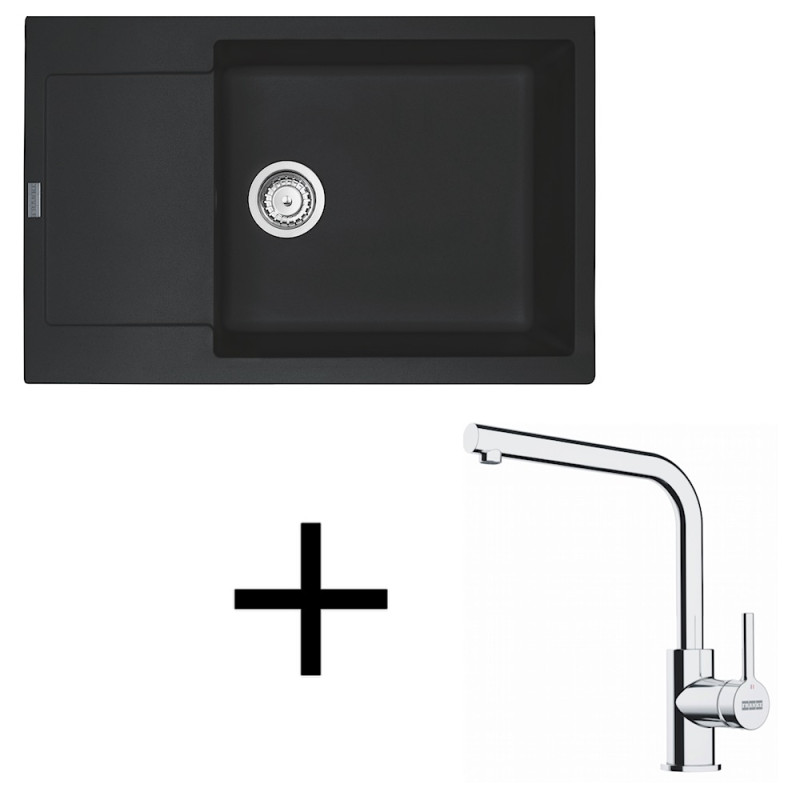 Franke set G261 MRG 611-78 BB + FS 3230.031 onyx +