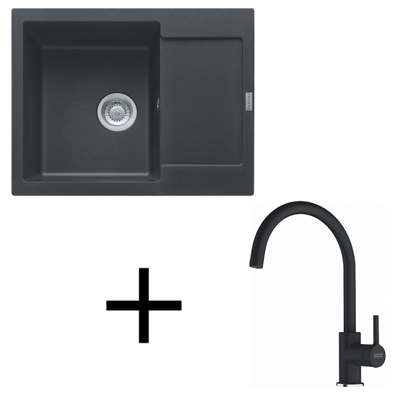 Franke set G275 MRG 611-62 + FC 6018.071 onyx +