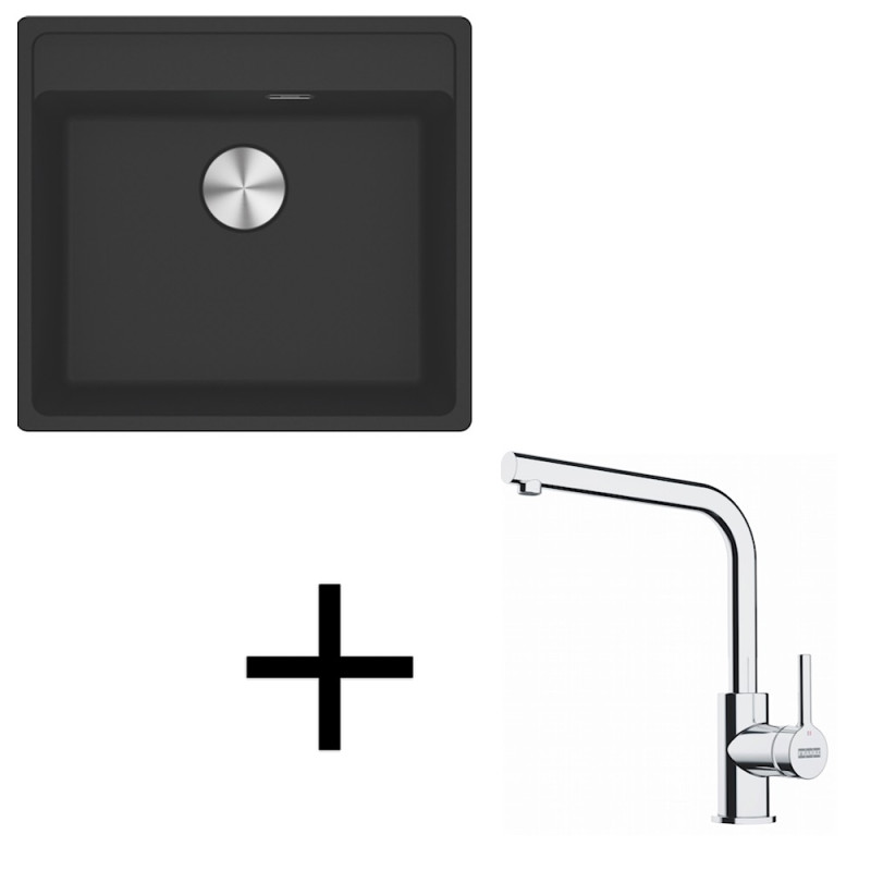 Franke set G255 MRG 610-52 RTL +FS 3230.031 čierna matná +