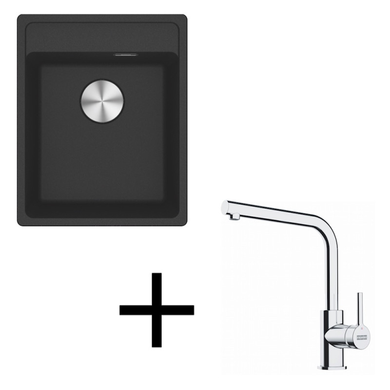 Franke set G253 MRG 610-37 RTL + FS 3230.031 onyx +