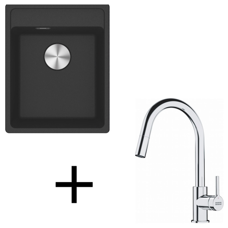 Franke set G252 MRG 610-37 RTL + FS 3229.031 onyx +
