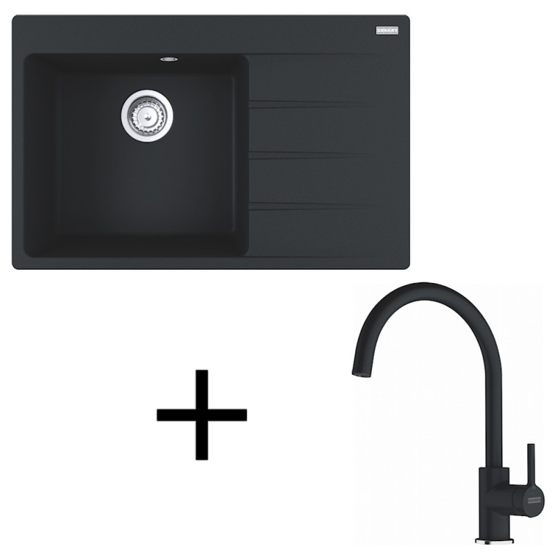 Franke set G272 CNG 611-78 TL/2 + FC 6018.424 onyx +