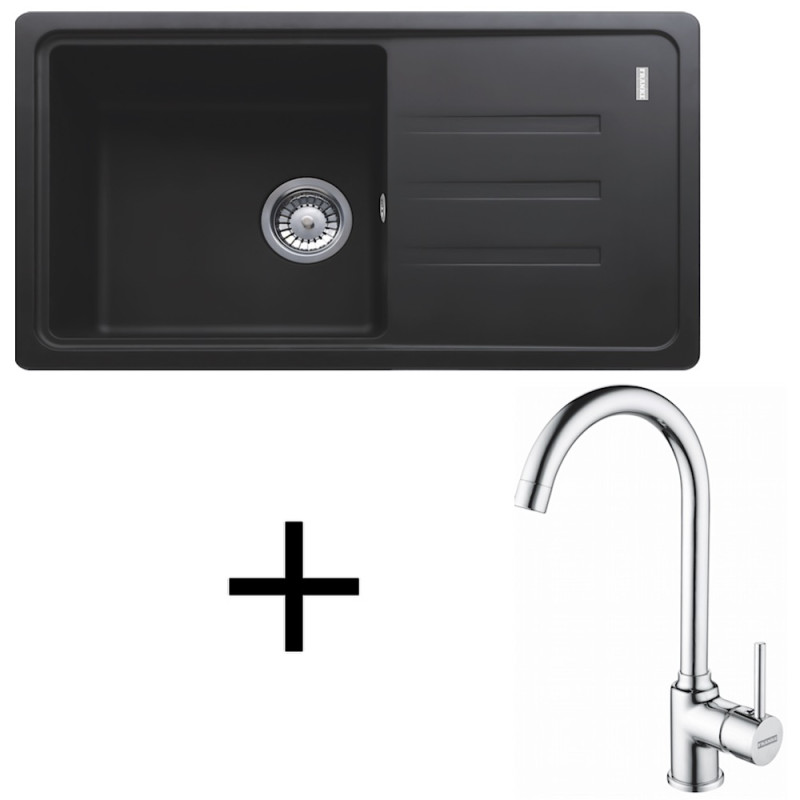 Franke set G267 BSG 611-78/39 + FP 9000.031 onyx +