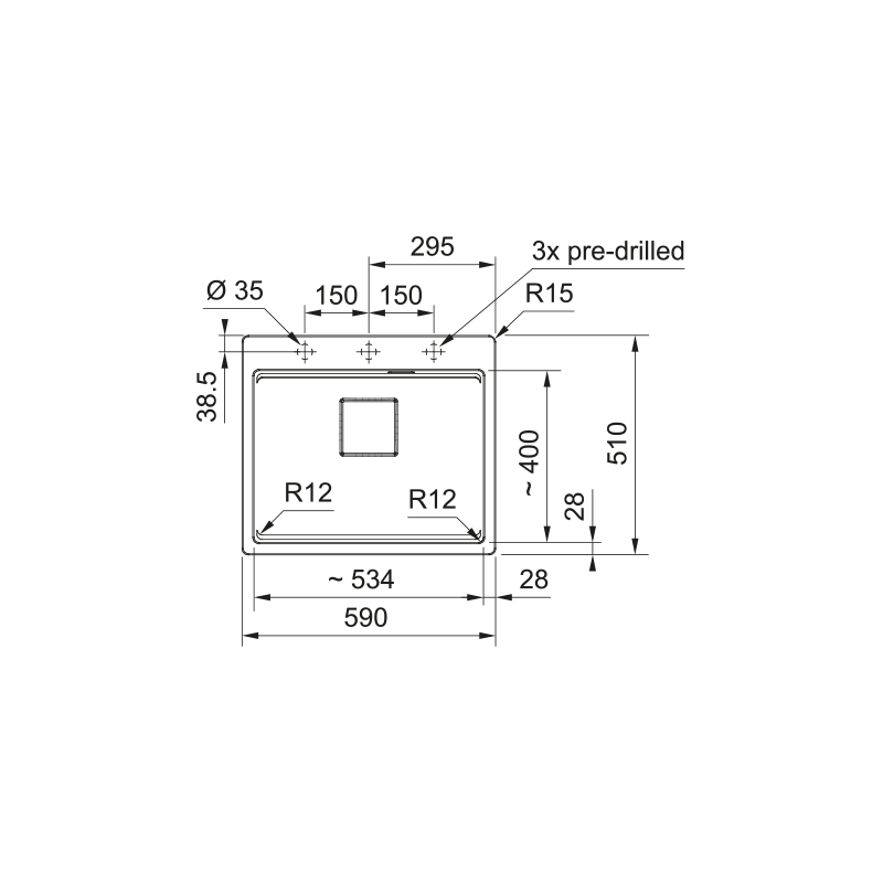 Franke KNG PRO 610-53