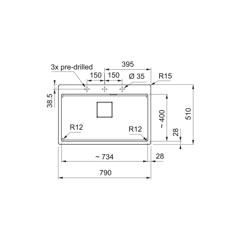 Franke KNG PRO 610-73