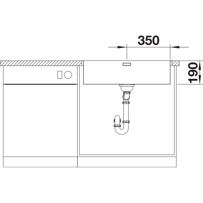 BLANCO ANDANO 700-IF/A hodvábny lesk