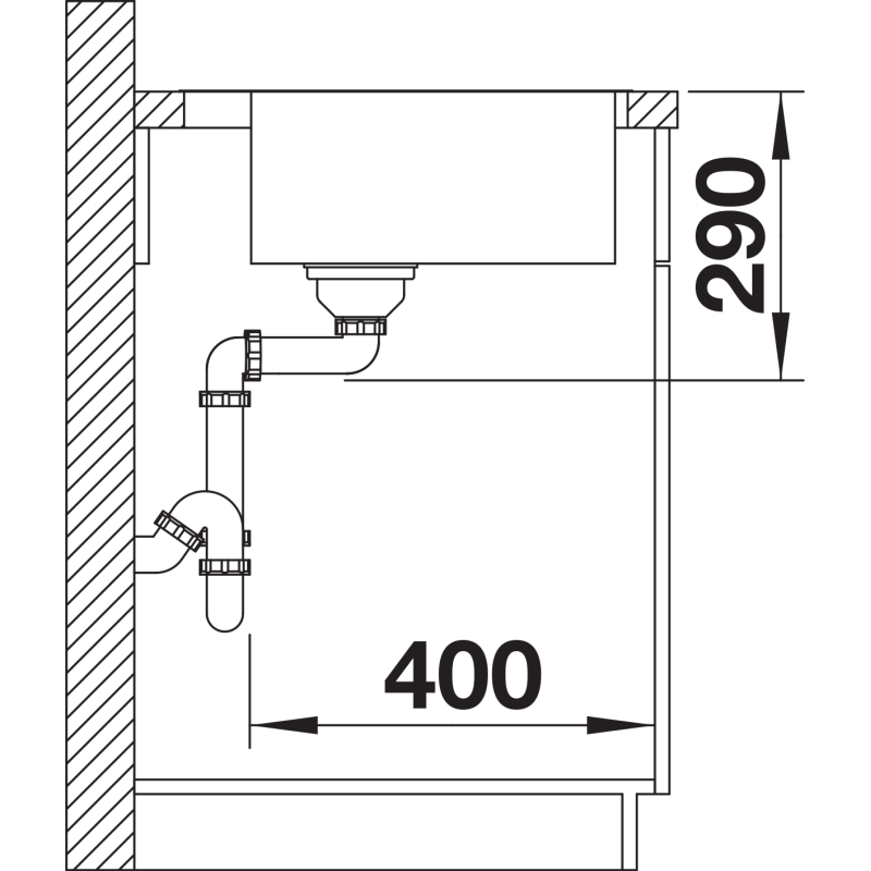 BLANCO ANDANO 700-IF/A hodvábny lesk