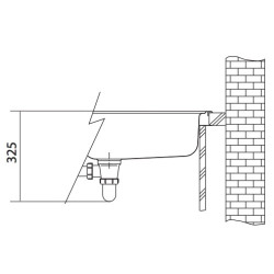 FRANKE MRG 611-78 BB biely ľad