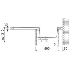 FRANKE OID 611 čierna