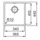 FRANKE SID 110-34 biela