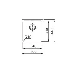 FRANKE SID 110-34 biela