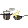 Berlinger Haus BH-1301 Carbon Metallic sada riadu 3 ks