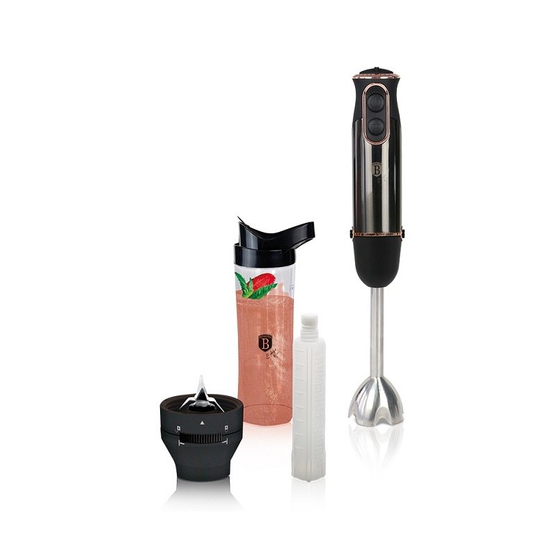 BERLINGER HAUS Sodabar – Soda Maker Mit 2 Flaschen (Black Rose), Umweltfreundlich & Einfach
