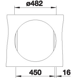 BLANCO RIONA 45 silgranit