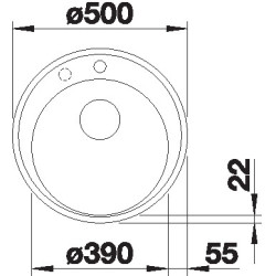 BLANCO RIONA 45 silgranit