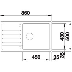 BLANCO LEGRA XL 6 S silgranit