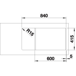 BLANCO FAVUM XL 6 S silgranit