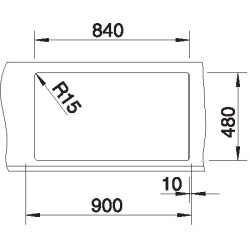 BLANCO METRA 9 silgranit