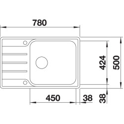 BLANCO LEMIS XL 6 S-IF Compact leštený nerez