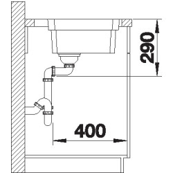 BLANCO ETAGON 700-IF/A hodvábny lesk