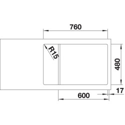 BLANCO DINAS XL 6 S Compact leštený nerez