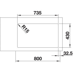 BLANCO ANDANO 340/340-IF hodvábny lesk