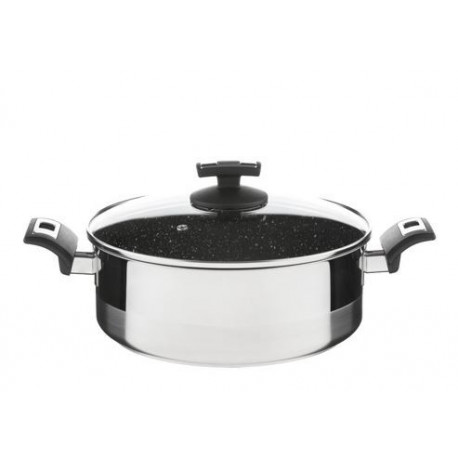 Kolimax Kastról CERAMMAX PRO COMFORT s pokrievkou, priemer 26 cm, objem 5.0l, keramický povrch čierny granit