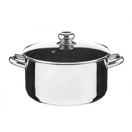 Kolimax Hrniec CERAMMAX PRO STANDARD s pokrievkou, priemer 26 cm, objem 6.0 l, keramický povrch čierny granit