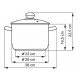 Kolimax Hrniec PREMIUM s pokrievkou, priemer 26 cm, objem 8.0 l