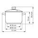 Kolimax Hrniec PREMIUM s pokrievkou, priemer 22 cm, objem 5.5 l