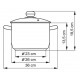 Kolimax Hrniec PREMIUM s pokrievkou, priemer 26 cm, objem 6.5 l