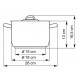 Kolimax Hrniec KLASIK s pokrievkou, priemer 18cm, objem 3.0l