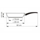 Kolimax Panvica BLACK GRANITEC, priemer 26 cm