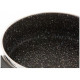 Kolimax Panvica s nepriľnavým povrchom čierny GRANITEC s rukoväťou a úchytom, so sklenenou pokrievkou, priemer 26 cm, objem 3.5 