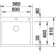 BLANCO CLARON 500-IF/A DURINOX