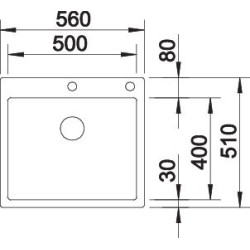 BLANCO CLARON 500-IF/A DURINOX