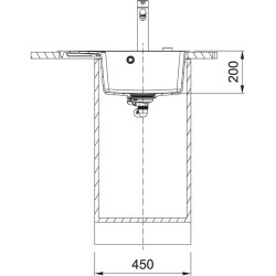 Franke CNG 611-62 TL/2 biely ľad