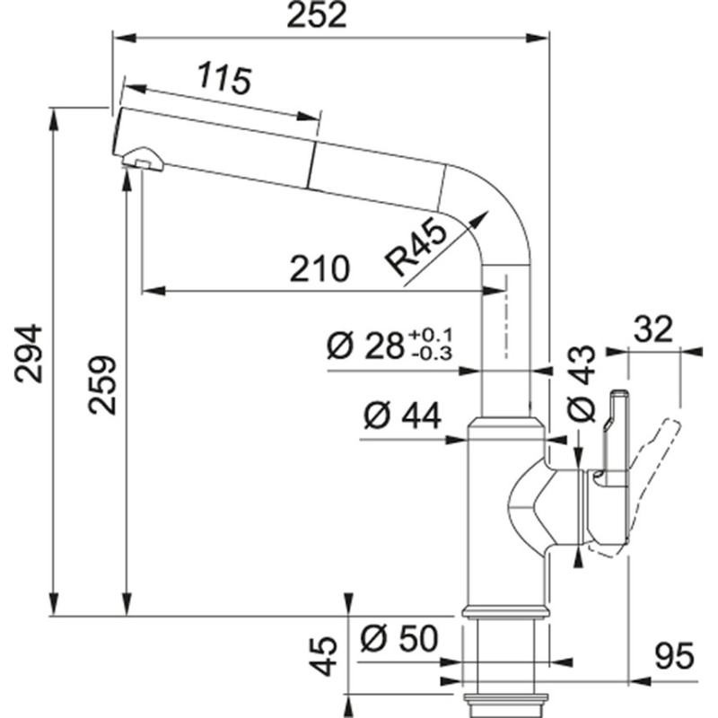 Franke FP 5083.031 URBAN chróm