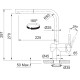 Franke FC 5523.502 ATLAS NEO SENSOR čierna