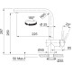 Franke FC 5489.502 ATLAS NEO SENSOR čierna