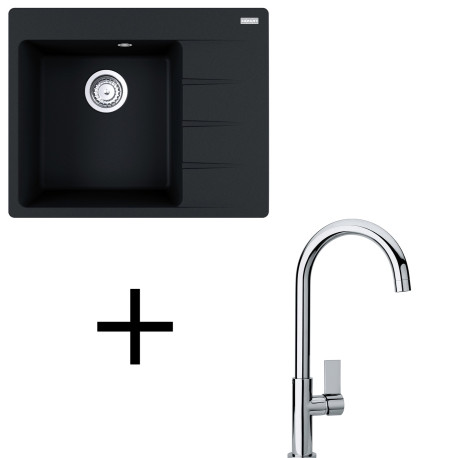 Franke SET G214 (CNG 611-62 TL + FP 0408.031) onyx