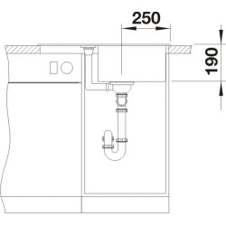 BLANCO METRA 45 S compact