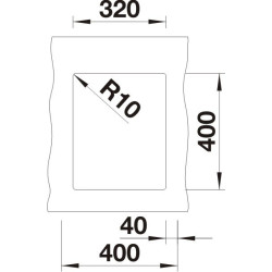 BLANCO SUBLINE 320-U