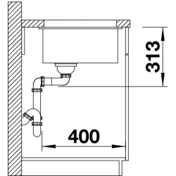 BLANCO SUBLINE 400-U