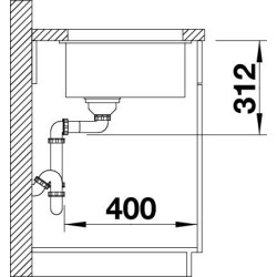 BLANCO SUBLINE 500-U