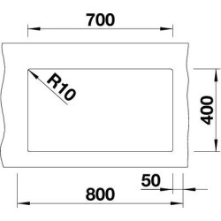 BLANCO SUBLINE 700-U