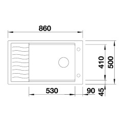 BLANCO ELON XL 8 S